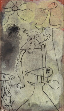 View 1 of Lot 102: Personnages devant le soleil