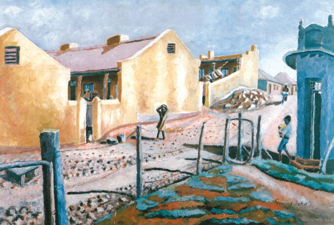 Gerard Sekoto s Depiction Of A Neighbourhood Later Destroyed By gerard-sekoto-s-depiction-of-a-neighbourhood-later-destroyed-by