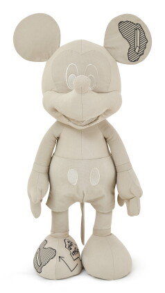 Catalog image of daniel arsham 丹尼爾·阿爾軒 | mickey mouse plush (large) 米奇老鼠絨毛玩偶（大版）