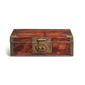View 1 of Lot 36: A small 'huanghuali' document box (Xiaoxiang), Qing dynasty, 18th century