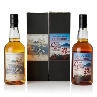 View 1 of Lot 6366: 秩父 Ichiro's Malt Chichibu Cask #5821 & #1766 Mixed Lot (2 BT70)