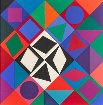 Catalog image of victor vasarely | folklore planetaire