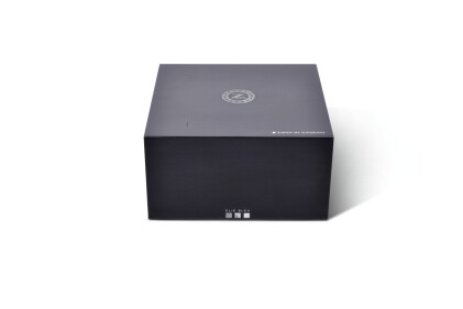 Catalog image of a french 'zaven' cigar humidor, elie bleu and g.p. grant, late 20th century