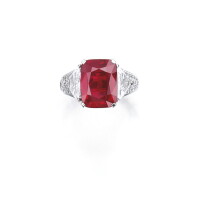 'THE GRAFF RUBY' 470. Graff — 8.62ct Burmese ruby ring signed Gr