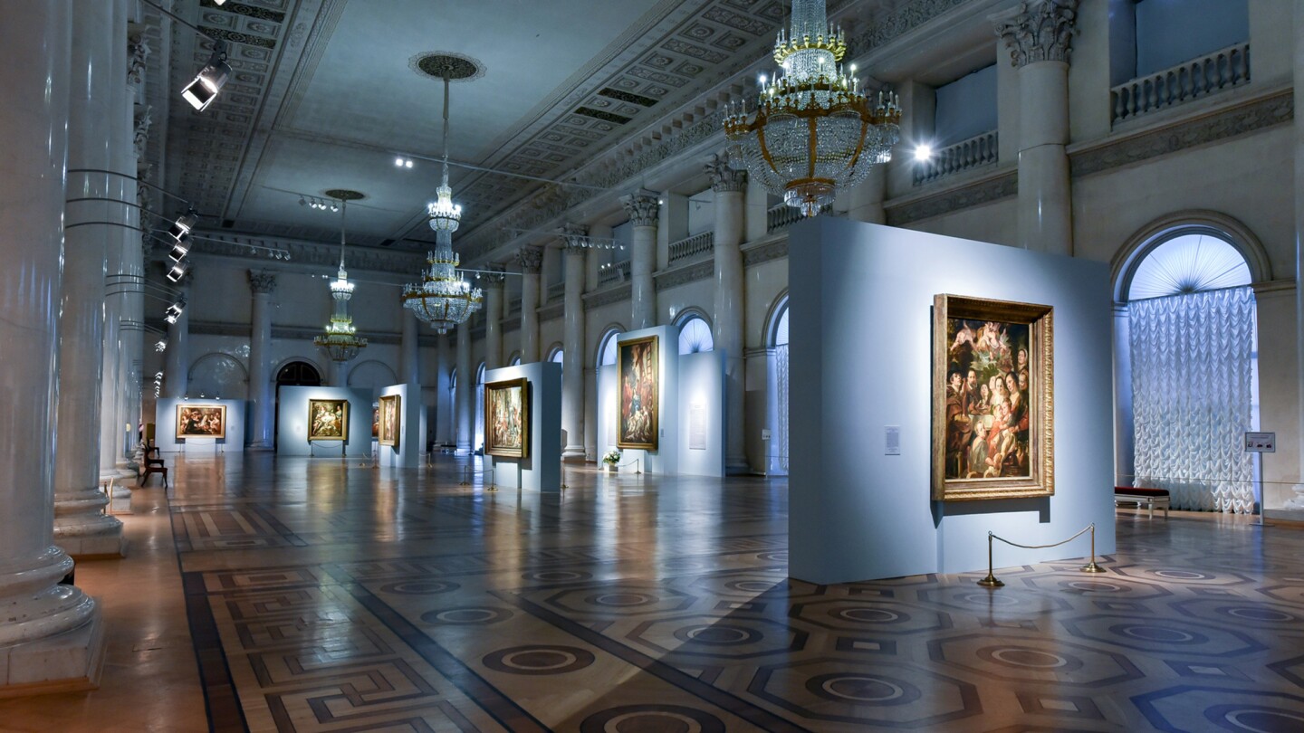 Installation shot of Jacob Jordaens (1593–1678). Paintings and Drawings from Russian Collections, open through 5 May 2019