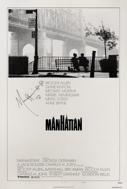 View 1 of Lot 95: Manhattan (1979) Poster, US, Signed by Mariel Hemingway