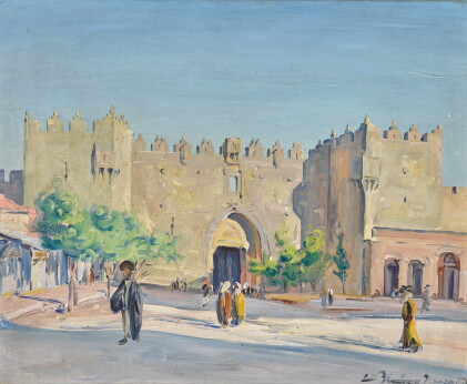 Catalog image of ludwig blum | the damascus gate, jerusalem