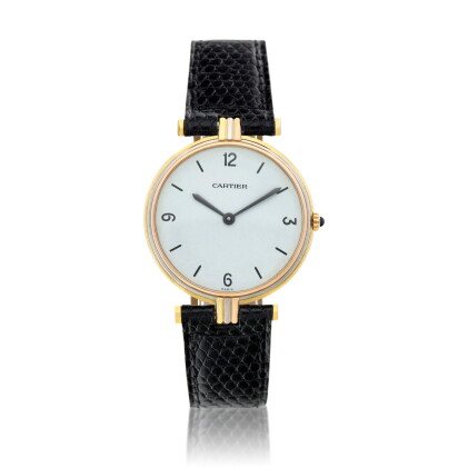 Catalog image of A tri-colored gold wristwatch, Circa 2000