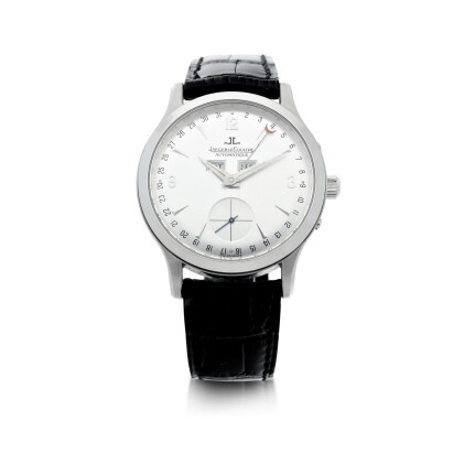 Catalog image of reference 140.640.872 master control a platinum automatic triple calendar wrist…