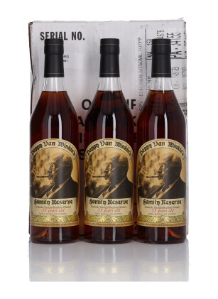 Pappy Van Winkle's 15 Year Old Family Reserve 107 Proof NV (3 Bottles 75cl)