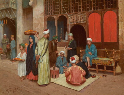 Catalog image of Outside a Coffee House