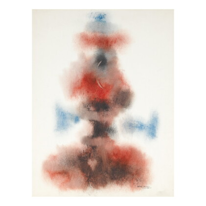 Catalog image of norman wilfred lewis | red and blue cloud like