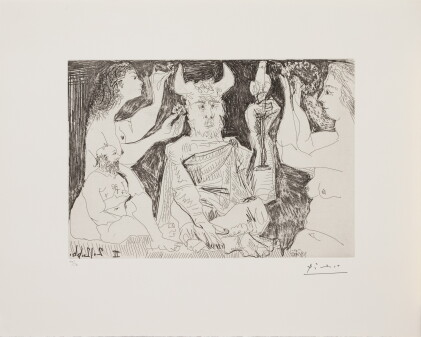 Catalog image of Le cocu couronné de fleurs (B. 1430; Ba. 1458)