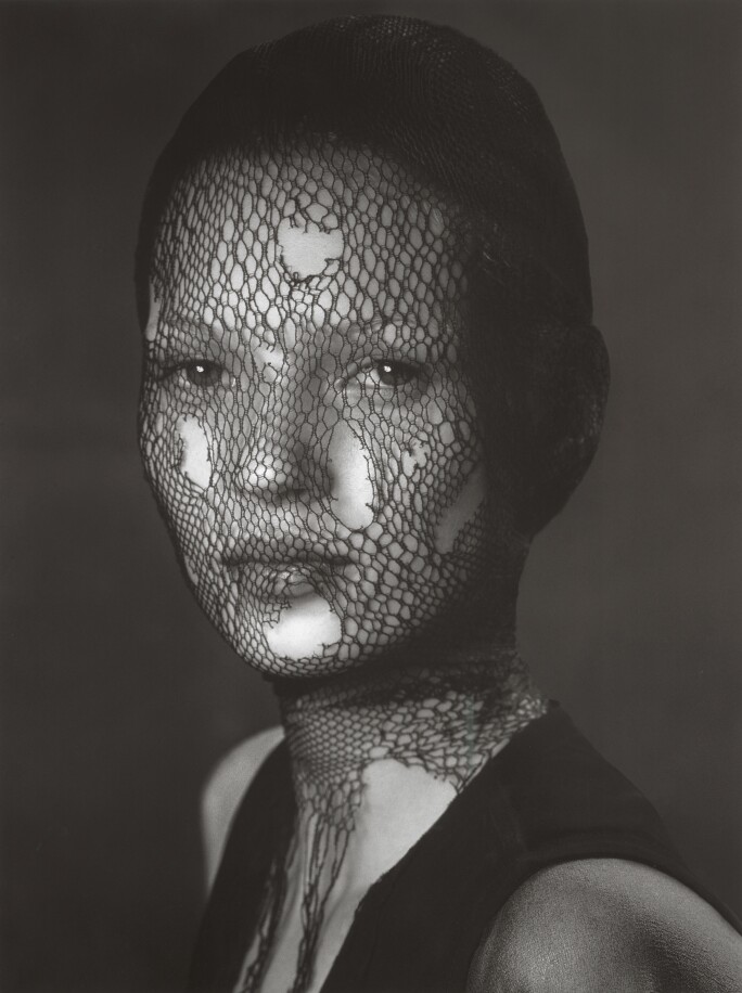 Albert Watson, Kate Moss in Torn Veil, Marrakech, 1993. Estimate: £10,000–15,000.
