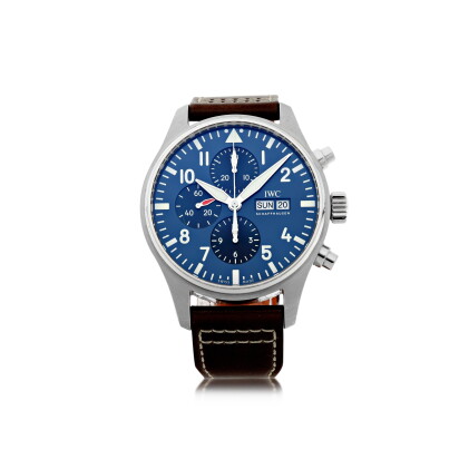 Catalog image of iwc | reference iw3777-14 pilot's watch le petit prince a stainless steel autom…