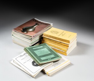 View 1 of Lot 30: A collection of approximately 380 Asian art auction catalogues from 1960s to 2020s and magazines | 1960年代至2020年代 亞洲藝術拍賣圖錄一組約380冊