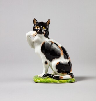 View 1 of Lot 314: Chat en porcelaine de Meissen, vers 1740