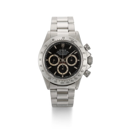 Catalog image of Daytona, Ref. 16520 | A stainless steel chronograph wristwatch with date and br…