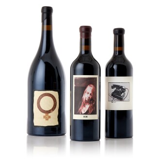 View 1 of Lot 7845: Sine Qua Non, B 20, Syrah 2008 (3 BT)