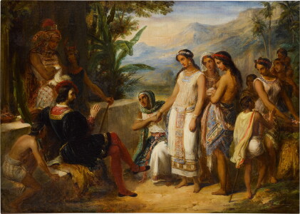Catalog image of Young Inca Woman Being Offered for Marriage