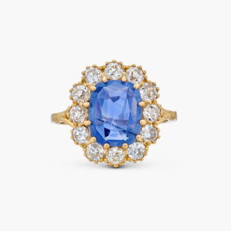 View 1 of Lot 6: Sapphire and Diamond Ring  