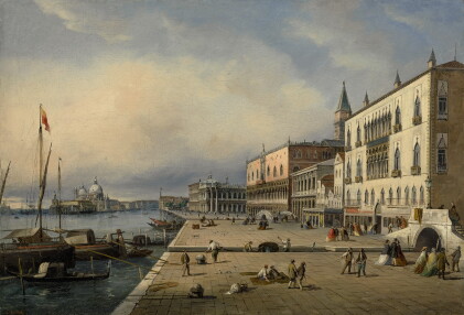 Catalog image of carlo grubacs | riva degli schiavoni seen from the west