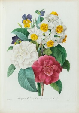 View 1 of Lot 95: Choix des plus belles fleurs. 1827-1833. Édition originale, 144 planches. In-folio, en reliure de l'époque.