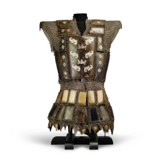 View 1 of Lot 125: Philippines, 19th century | Moro Tribesmans Shirt, Kurab-a-Kulang