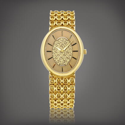Catalog image of Reference 3598-1 | A yellow gold bracelet watch, Circa 1970 | 百達翡麗 | 型號3598-1 |…