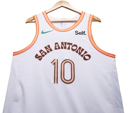 Jeremy Sochan San Antonio Spurs 2023-2024 In-Season Tournament Game Worn City Edition Jersey