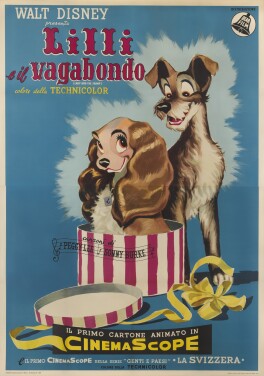 View 1 of Lot 71: Lady and the Tramp/ Lili e il Vagabondo (1955), poster, Italian