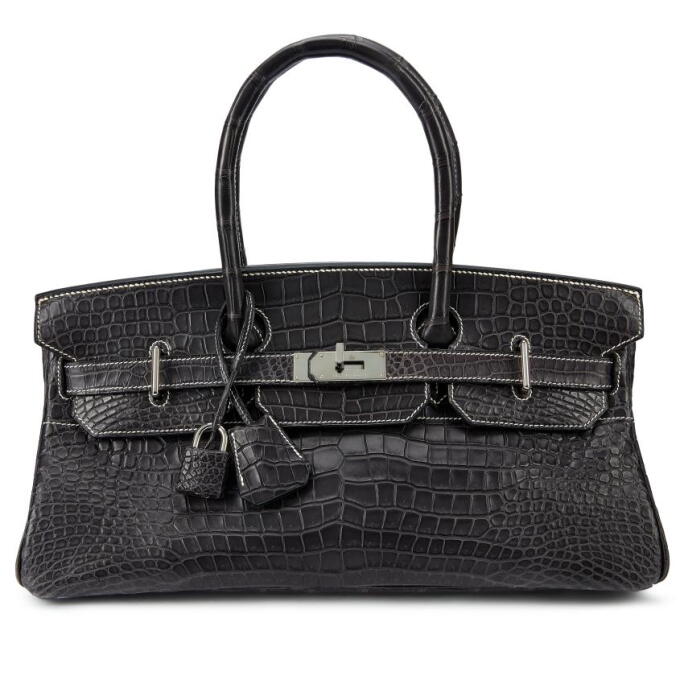 Hermès Croc JPG Shoulder Birkin