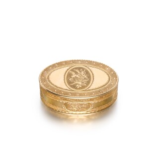 View 1 of Lot 13: A small gold snuff box, Peter Johan Ljungstedt, Stockholm, 1785,