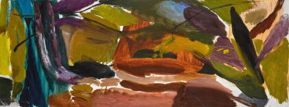 Catalog image of ivon hitchens | arched trees upward and inward movement
