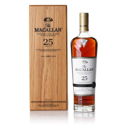 View 1 of Lot 3226: The Macallan 25 Year Old Sherry Oak 2021 Release 43.0 abv NV (1 BT70)