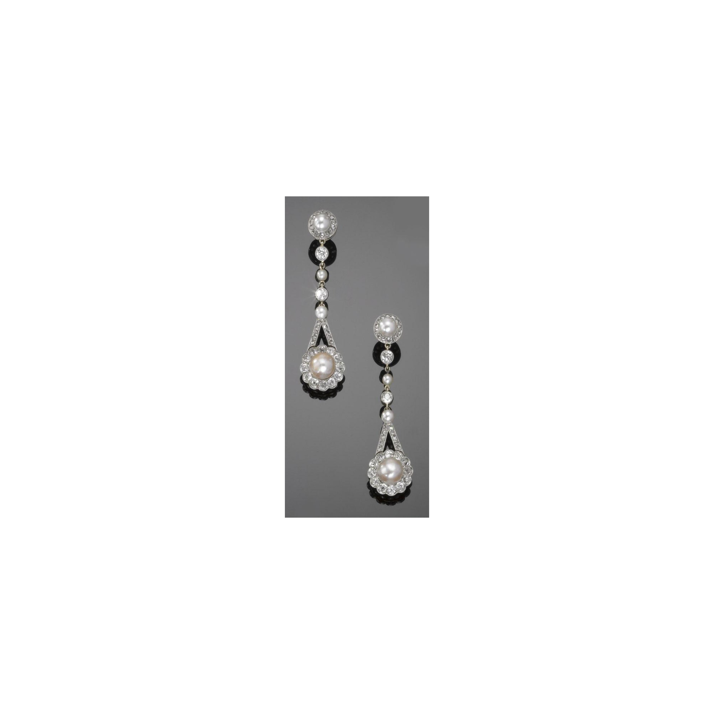 Orecchini pendenti in argento sterling con perle - Gioielli Orecchini pendenti in argento sterling con perle - Gioielli