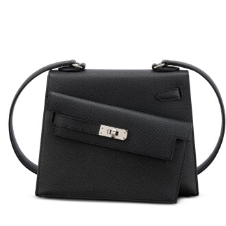 View 1 of Lot 516: Limited Edition Black Epsom Kelly en Desordre 20 Sellier Palladium Hardware, 2025
