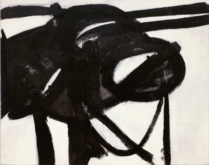 Franz Kline, Chief, 1950, oil on canvas © 2021 The Franz Kline Estate / Artists Rights Society (ARS), New York © 2021. Digital
image, The Museum of Modern Art, New York/Scala, Florence, 弗朗茲・克萊恩,《Chief》,1950年作,油彩畫布