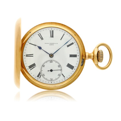 Catalog image of A yellow gold hunting cased watch, Made in 1890