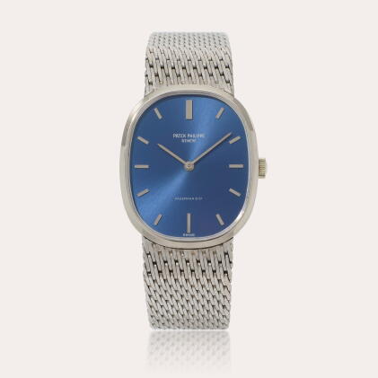 Catalog image of Ellipse, Reference 3548/1 | A white gold bracelet watch | Circa 1974
