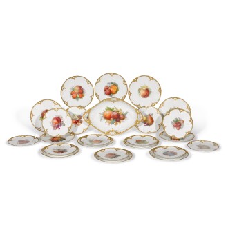 View 1 of Lot 102: A Berlin (K.P.M.) part dessert service, circa 1900