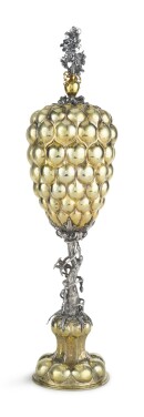View 1 of Lot 39: A German Parcel-Gilt Silver Large Cup and Cover (Traubenpokal), Michael Mullner, Nuremberg, Circa 1630
