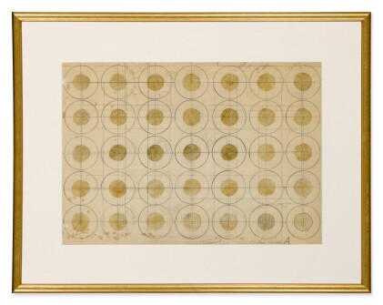 View 1 of Lot 72: Study for a Desk Blotter