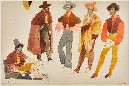 View 1 of Lot 25: Costume Design for Male Gypsies