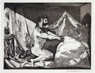 View 1 of Lot 68: Faune dévoilant une femme, from La Suite Vollard (B. 230; Ba. 609)