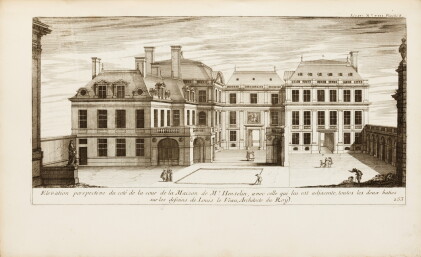 Catalog image of Architecture francoise... Paris, 1752. 4 vol. in-folio. Demi-maroquin rouge mod…