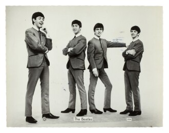 View 1 of Lot 10: The Beatles | Signed photograph, 1963