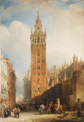 Catalog image of david roberts, r.a. | the moorish tower at seville, called the giralda