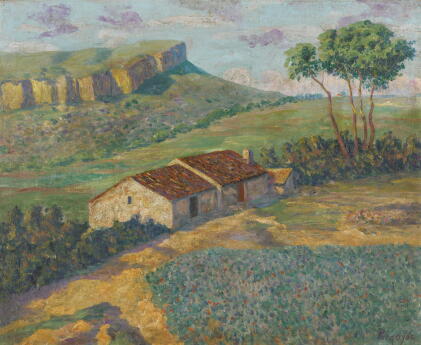 Catalog image of darío de regoyos | alrededores de ripoll (the countryside near ripoll, catalonia)