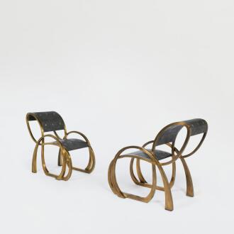 View 1 of Lot 39: Pair of Armchairs